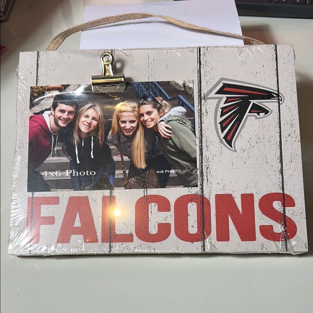 NFL Falcons Red and Black Photo Frame
